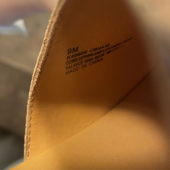 Kork-Ease Keirn Ankle Strap Platform Wedge Sandal - Natural Cork Size 9 - Picture 9 of 9